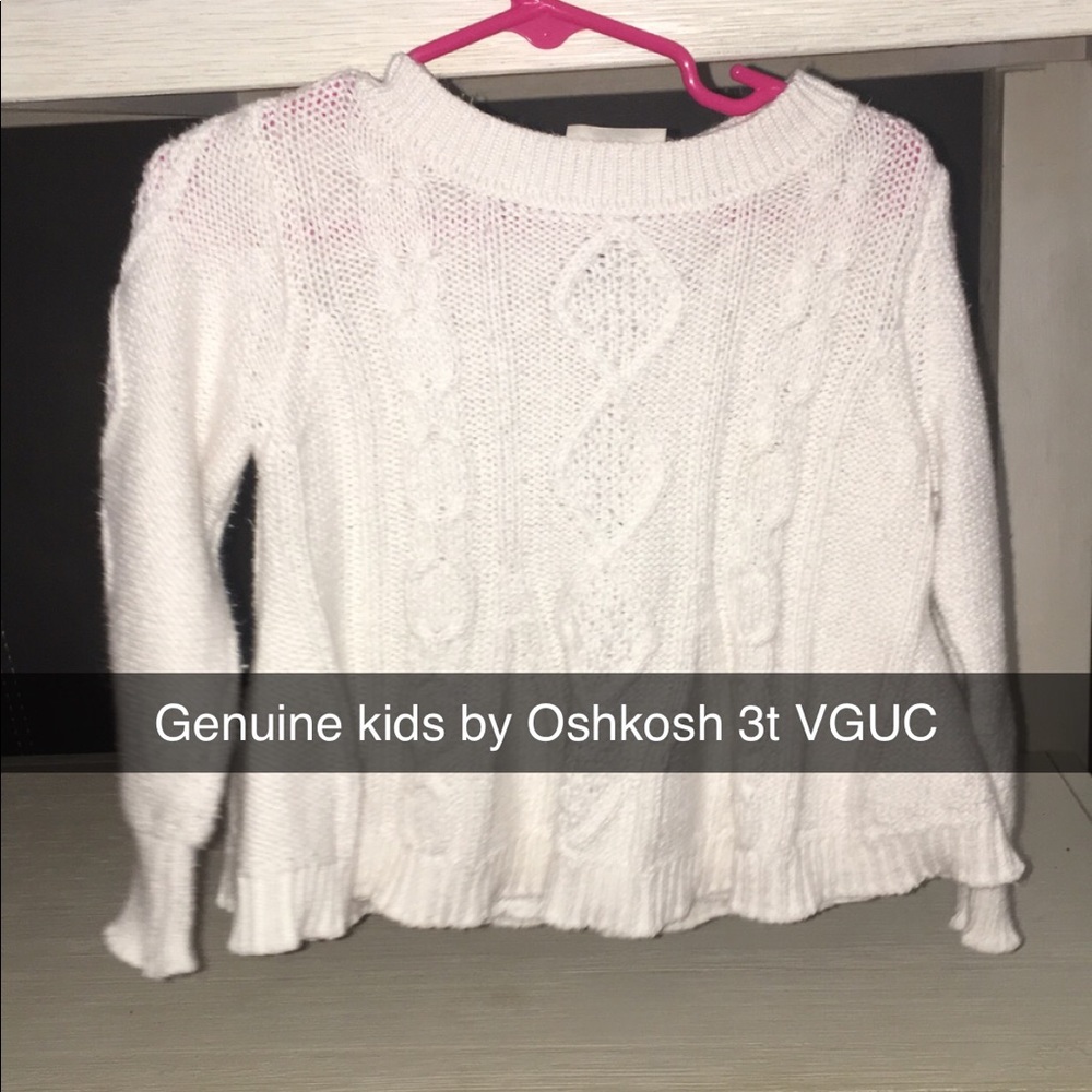 Sweater with lace back